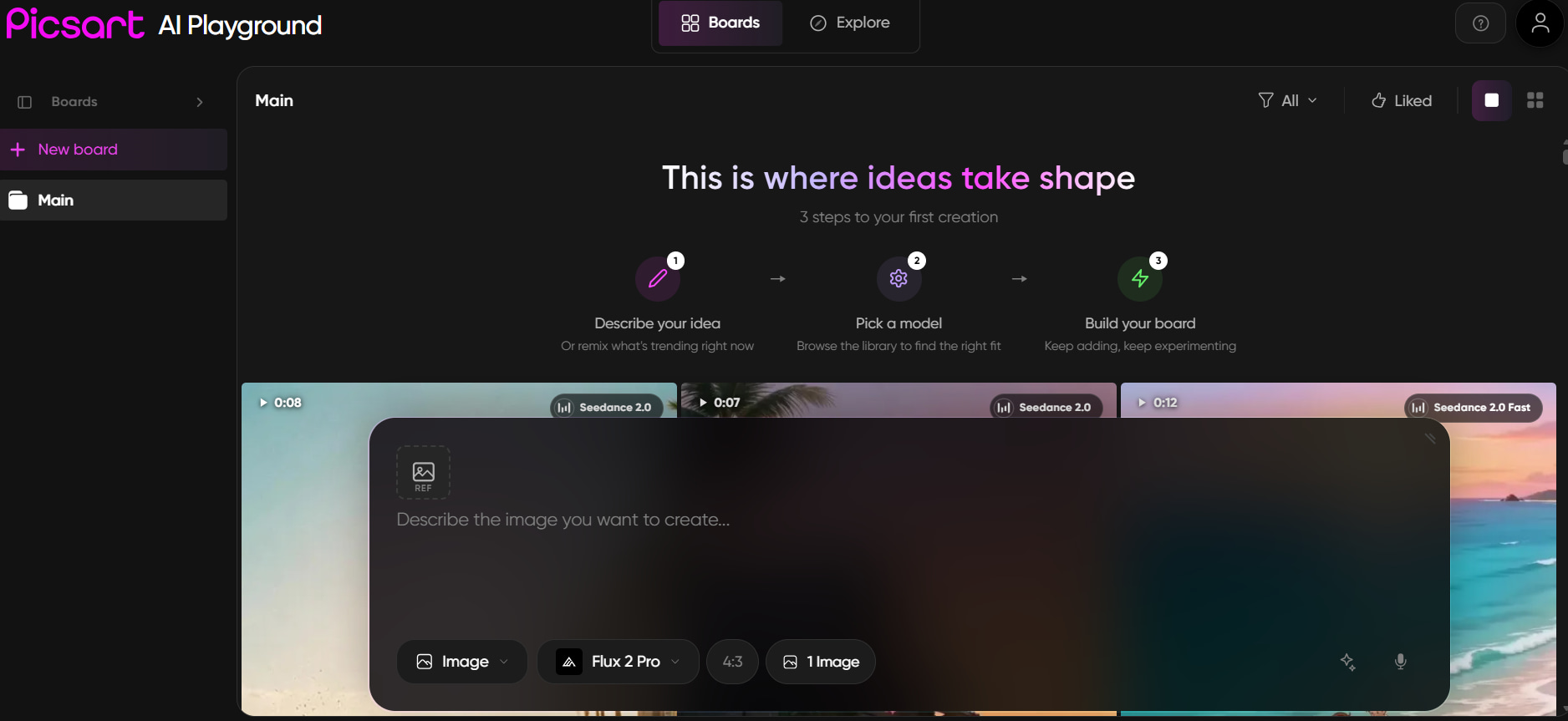 text Describe your idea
