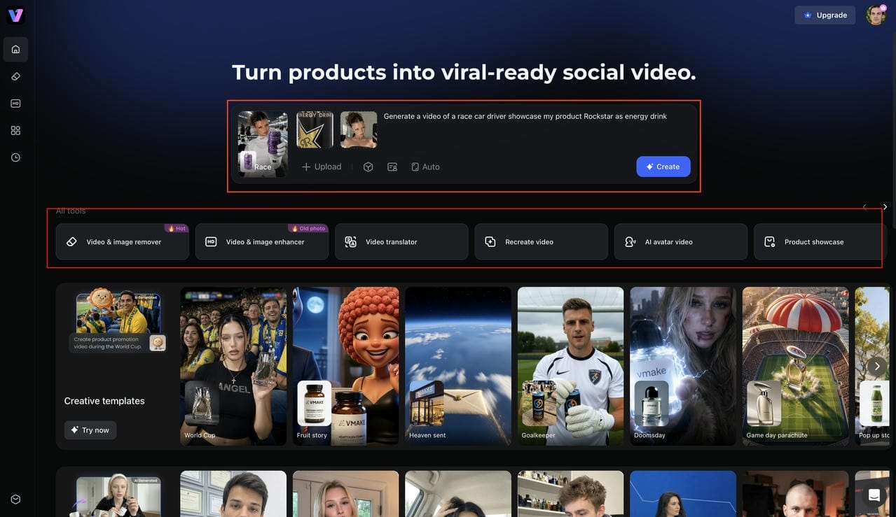 Step 1: Configure your video style & upload