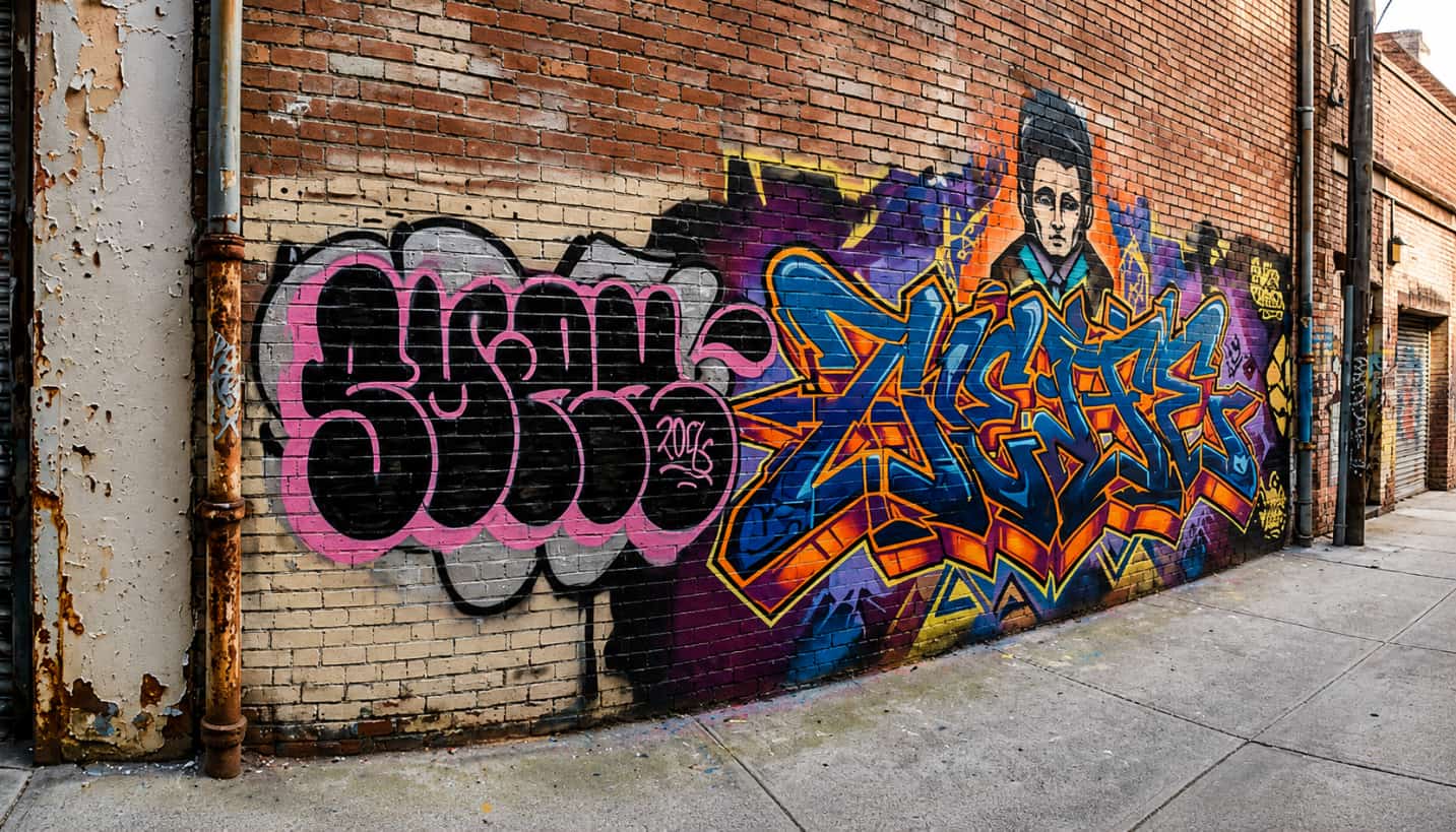 Tags, throw-ups, and pieces