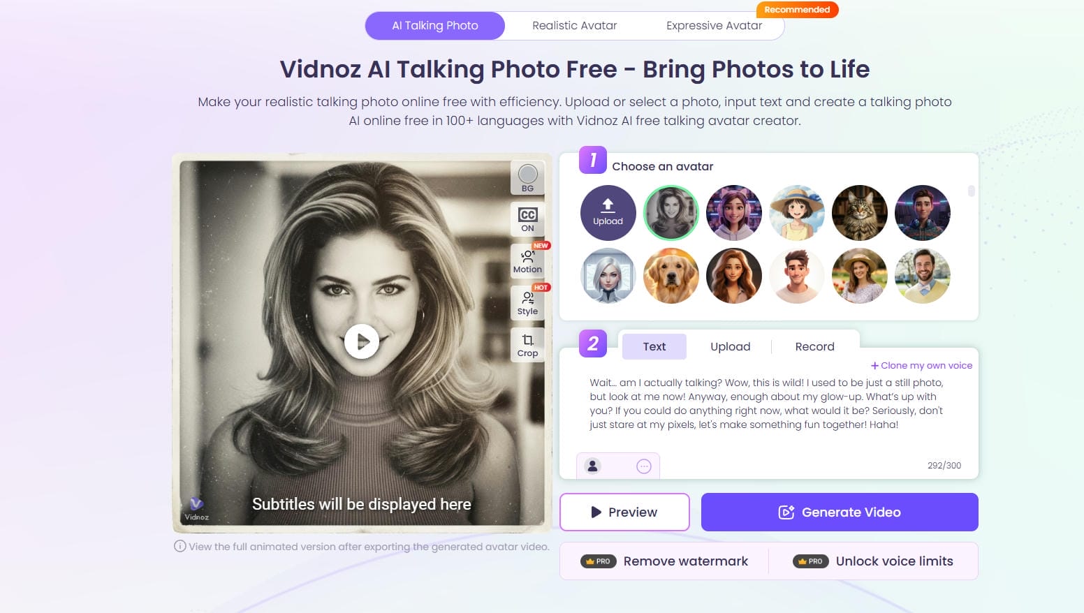 AI Avatars and Talking Presenters