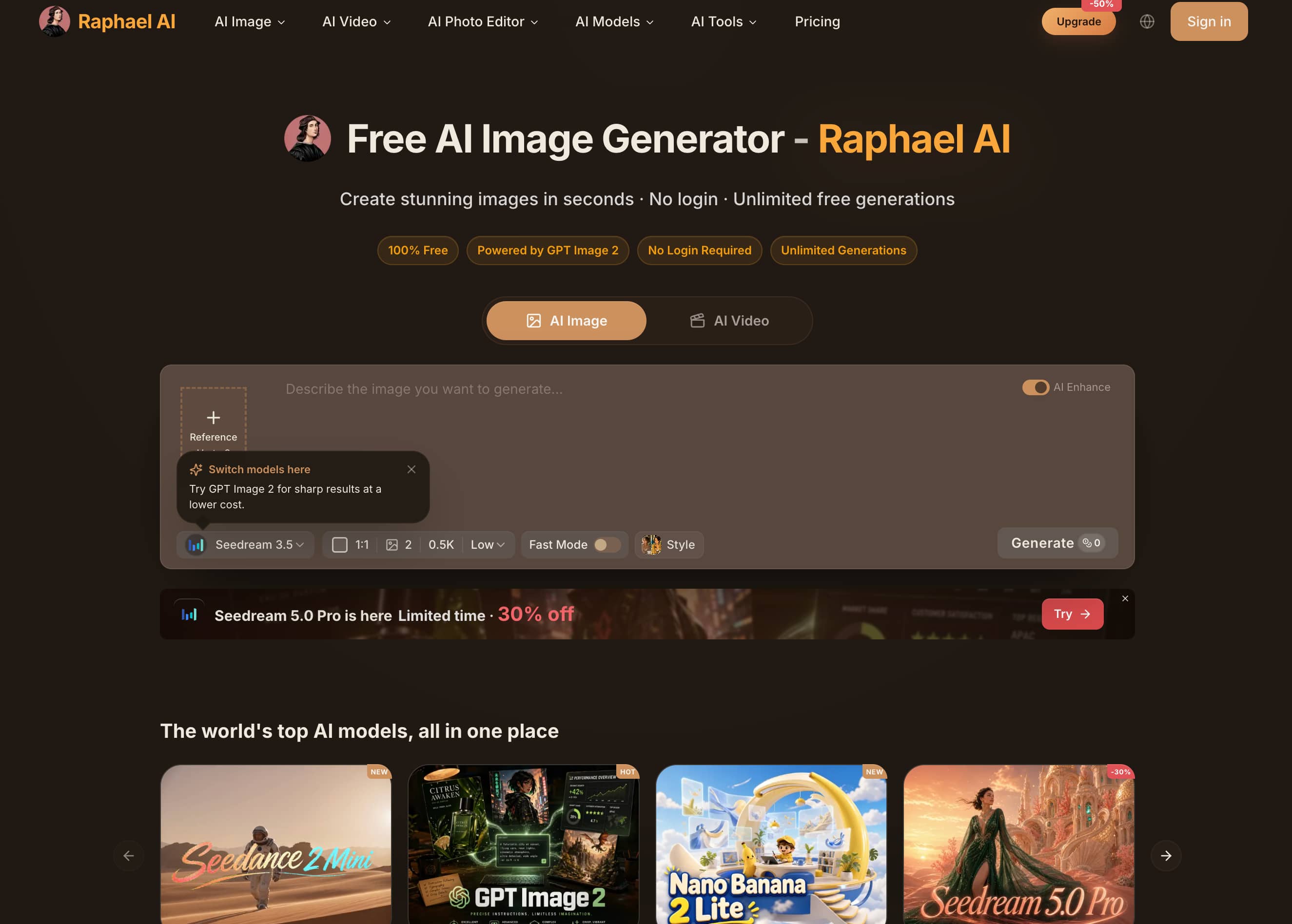 text Raphael AI