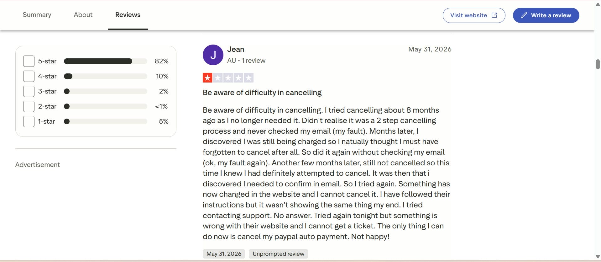 Trustpilot Review