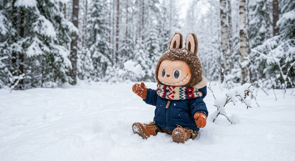 winter wonderland Labubu