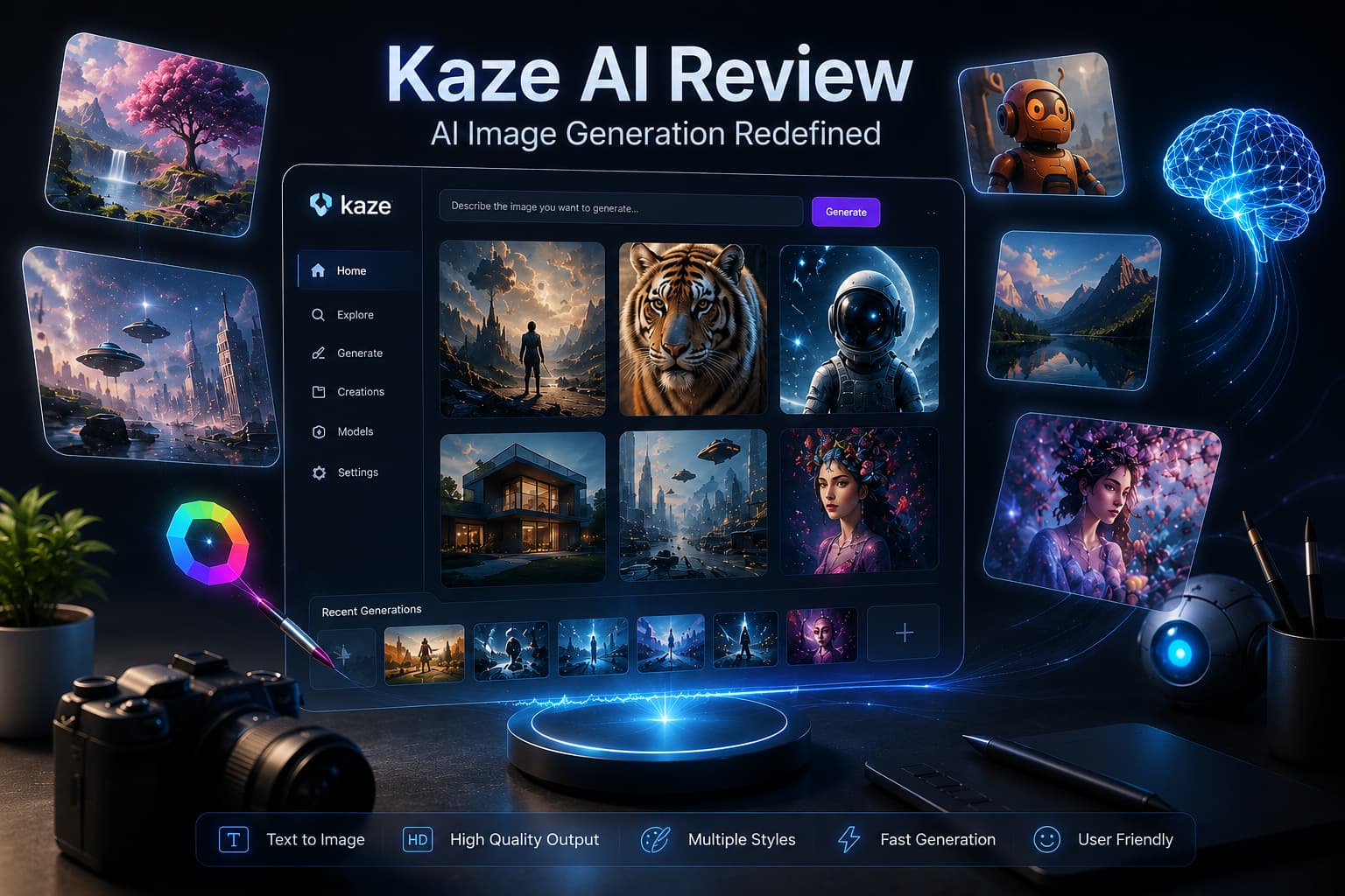 text Kaze AI image generation