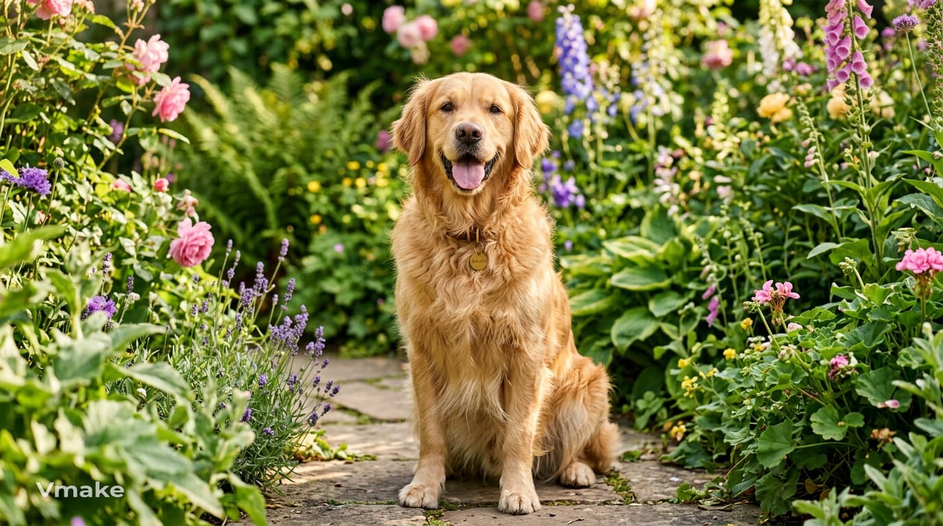 text Pet Portrait by Vmake Labs