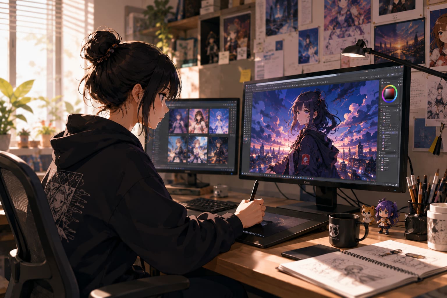 text AI image generators for anime style