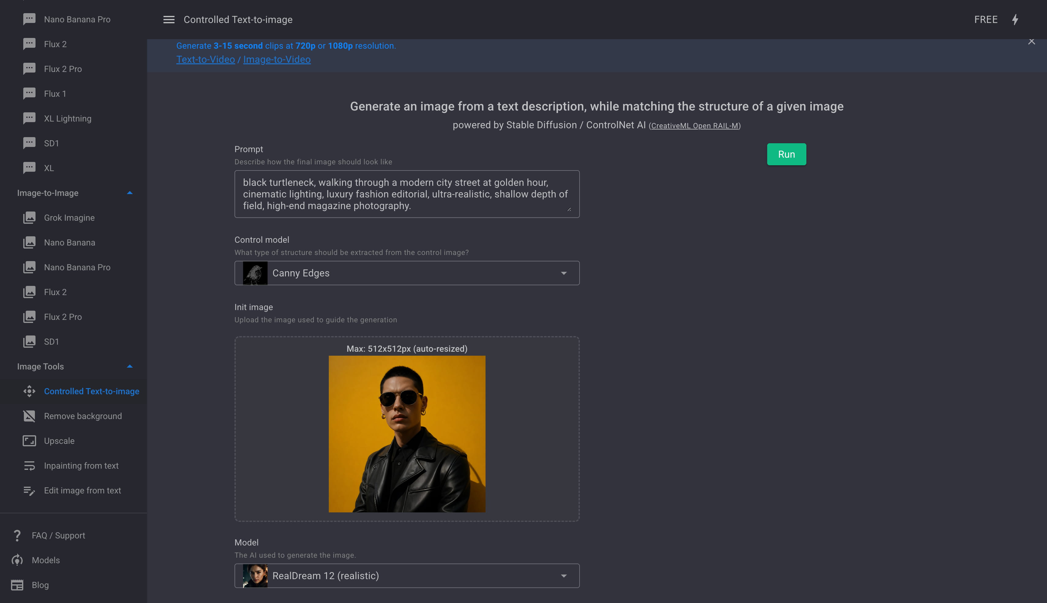 text Controlled Text-to-Image (ControlNet AI Testing)