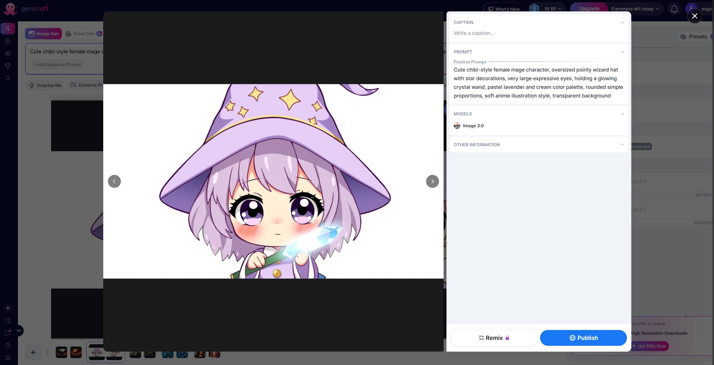 Gencraft anime