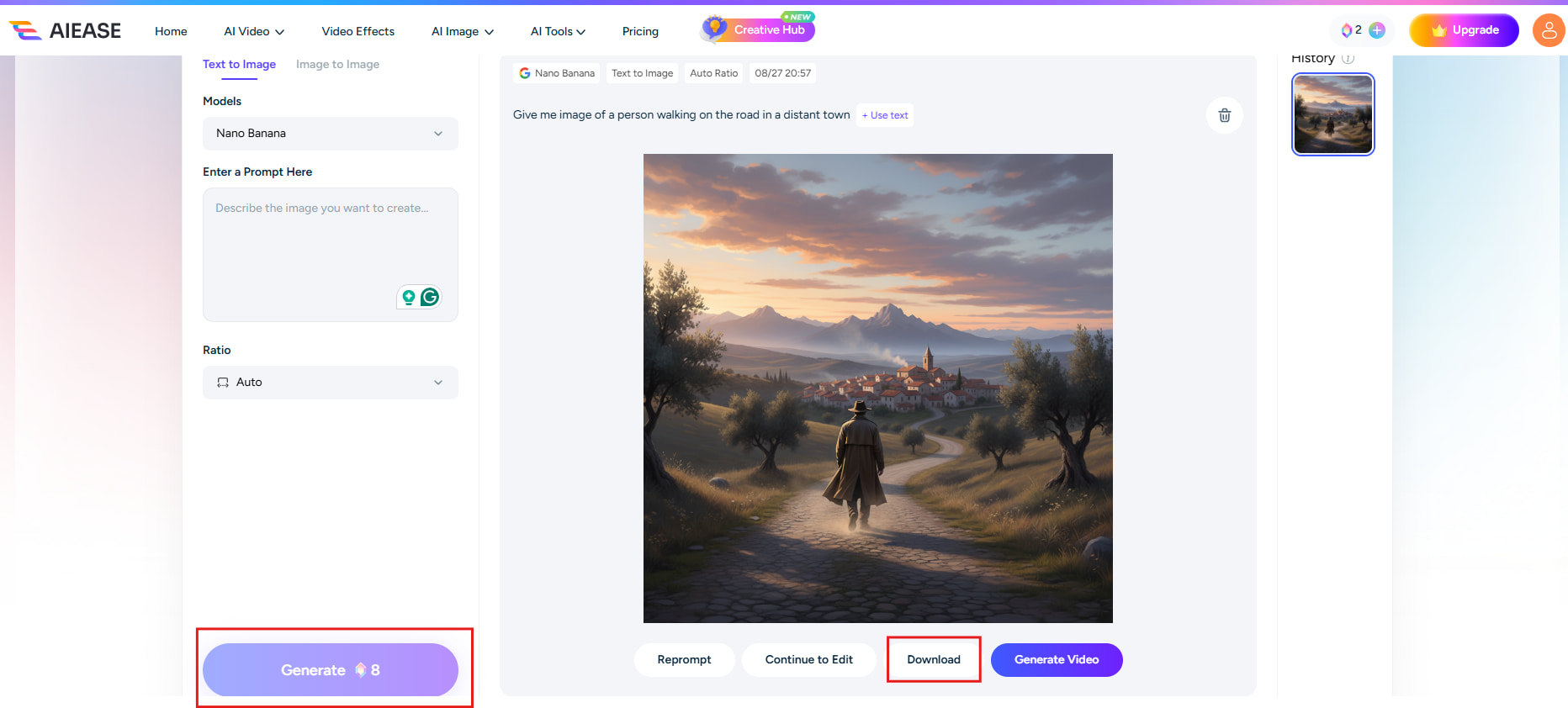 text Generate or edit the image