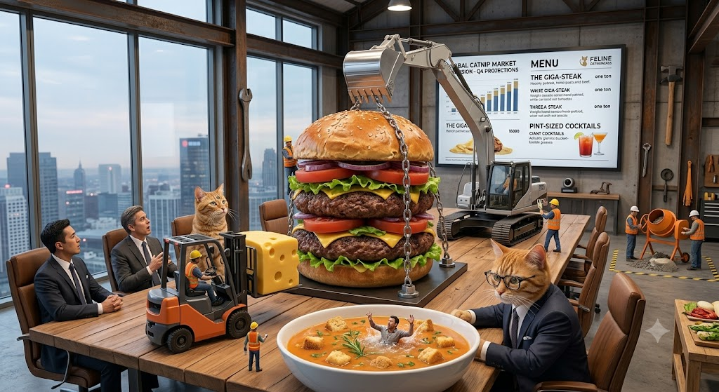 text Weirdest food creation