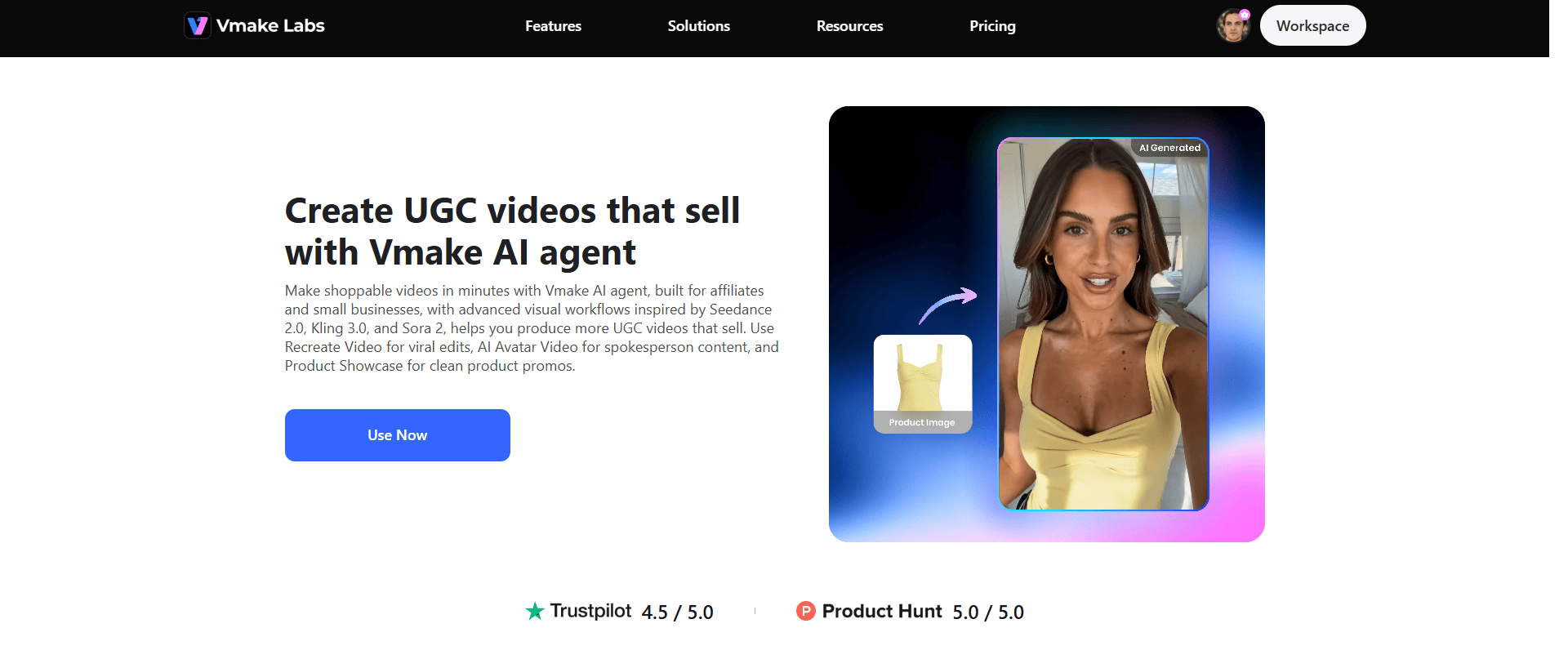 Vmake UGC video generator
