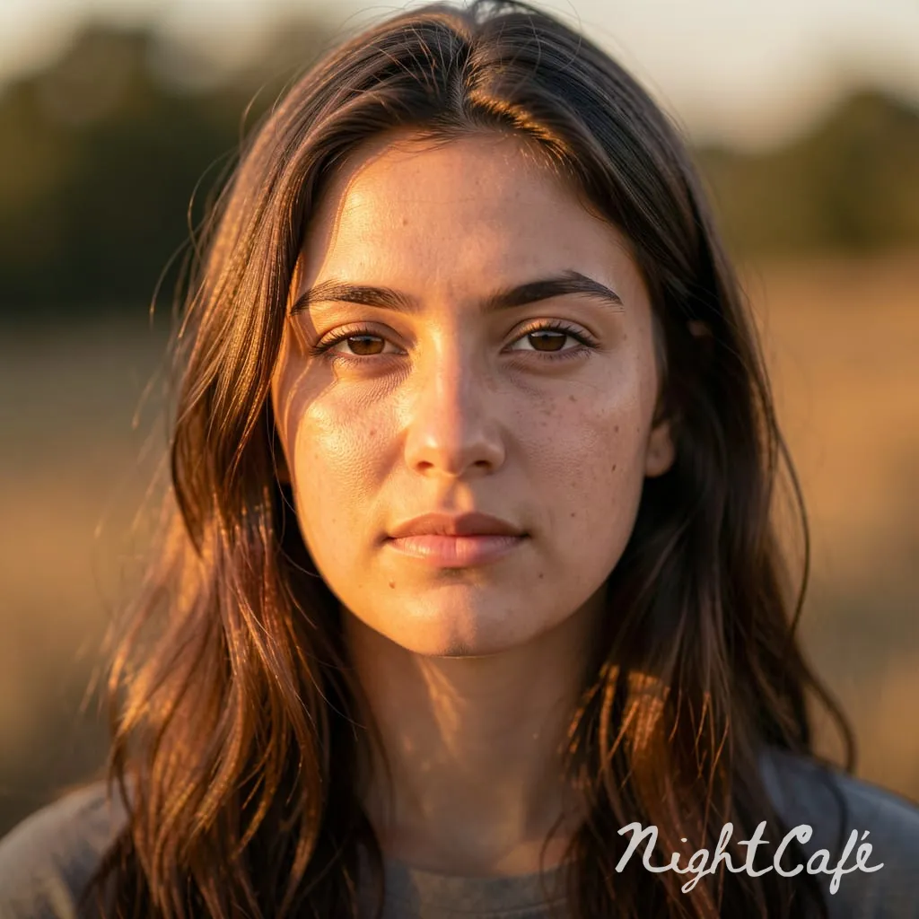 text Photorealistic portrait