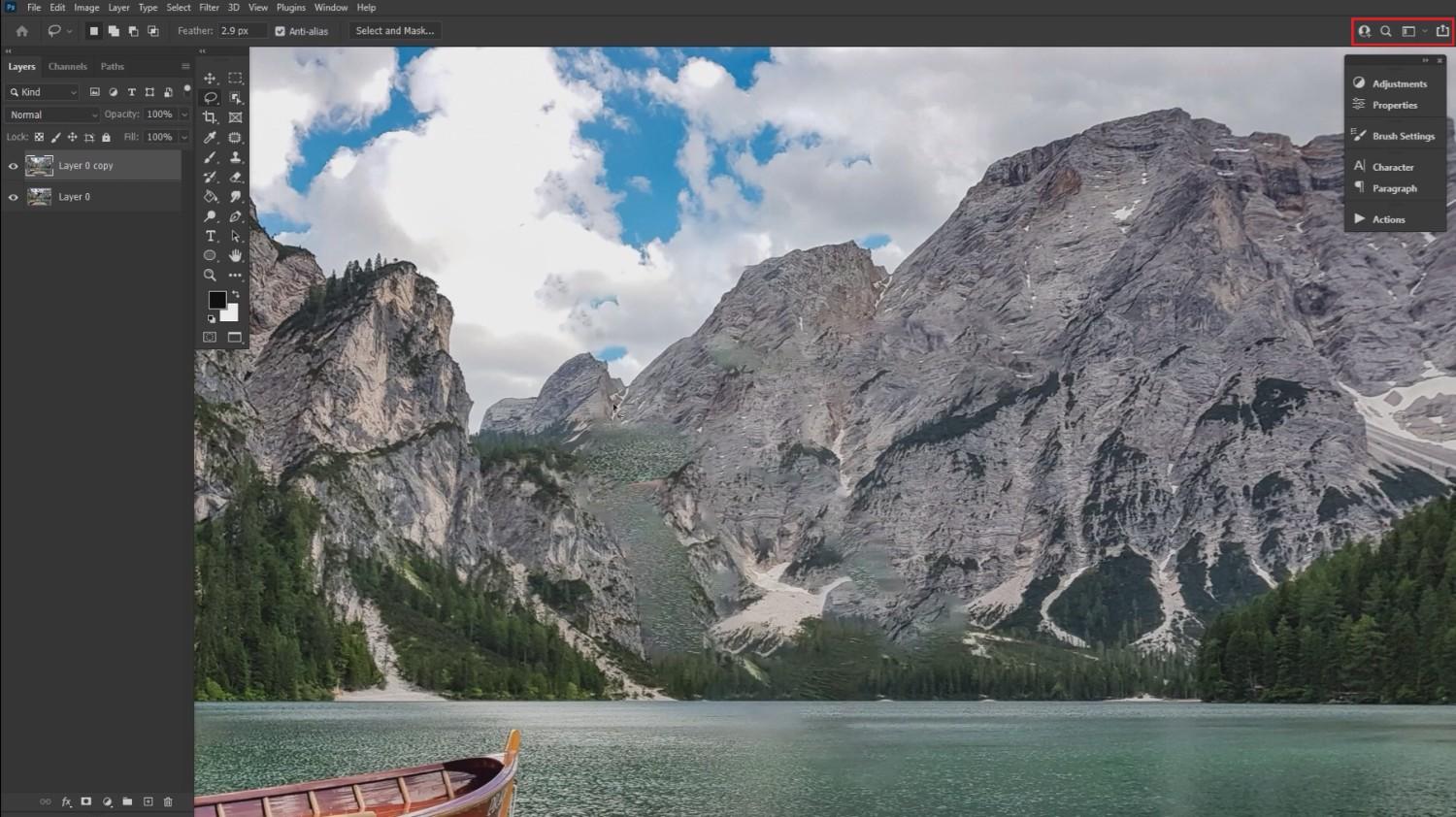 Export your clean picture