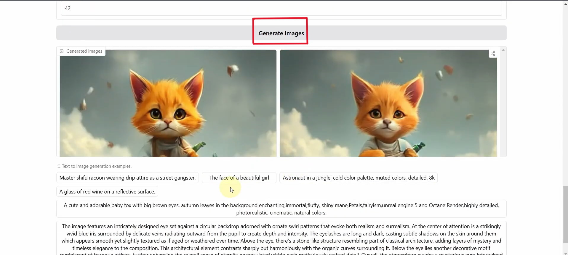 text Generate and refine your image