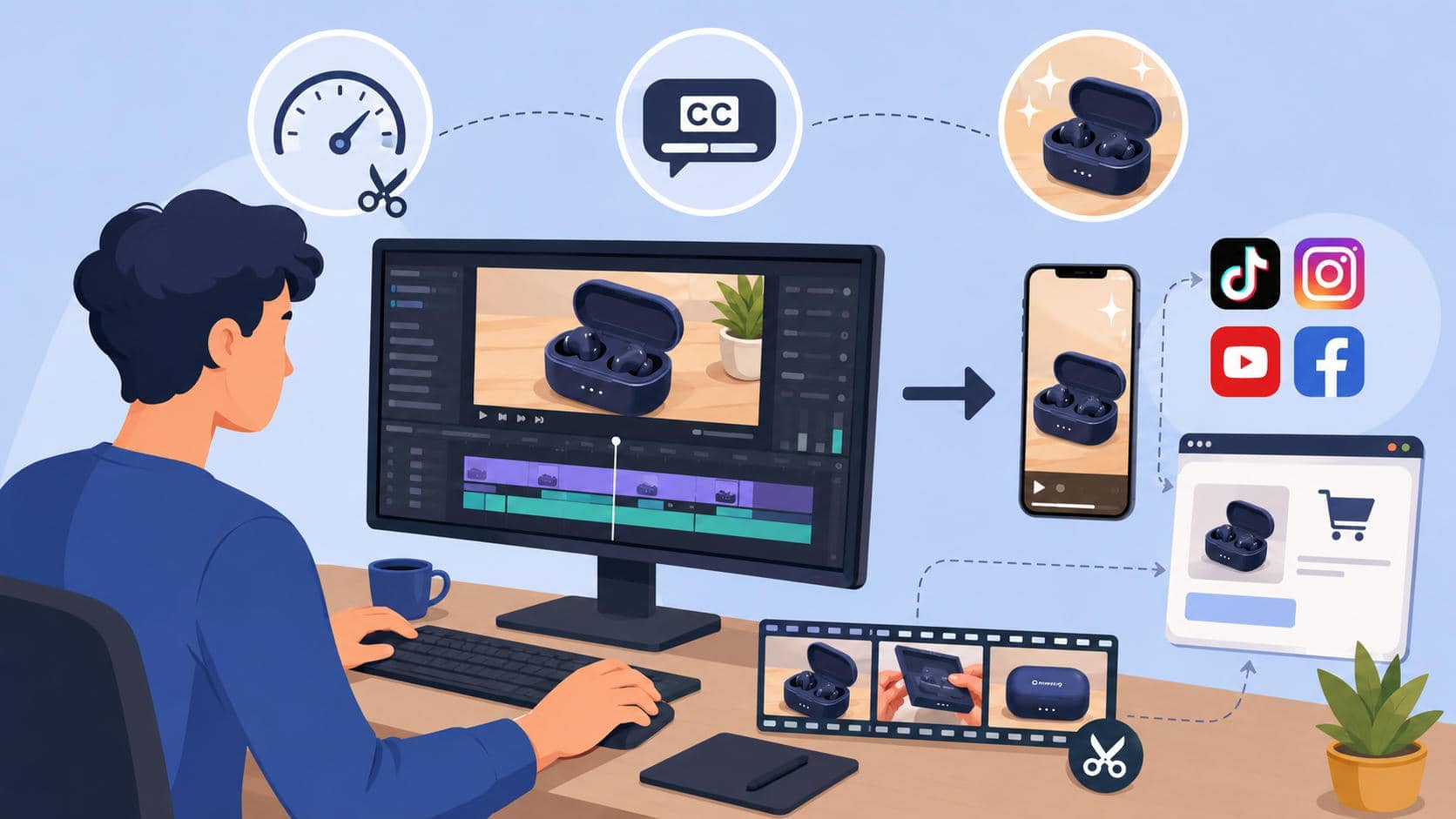 edit and share engaging unboxing videos