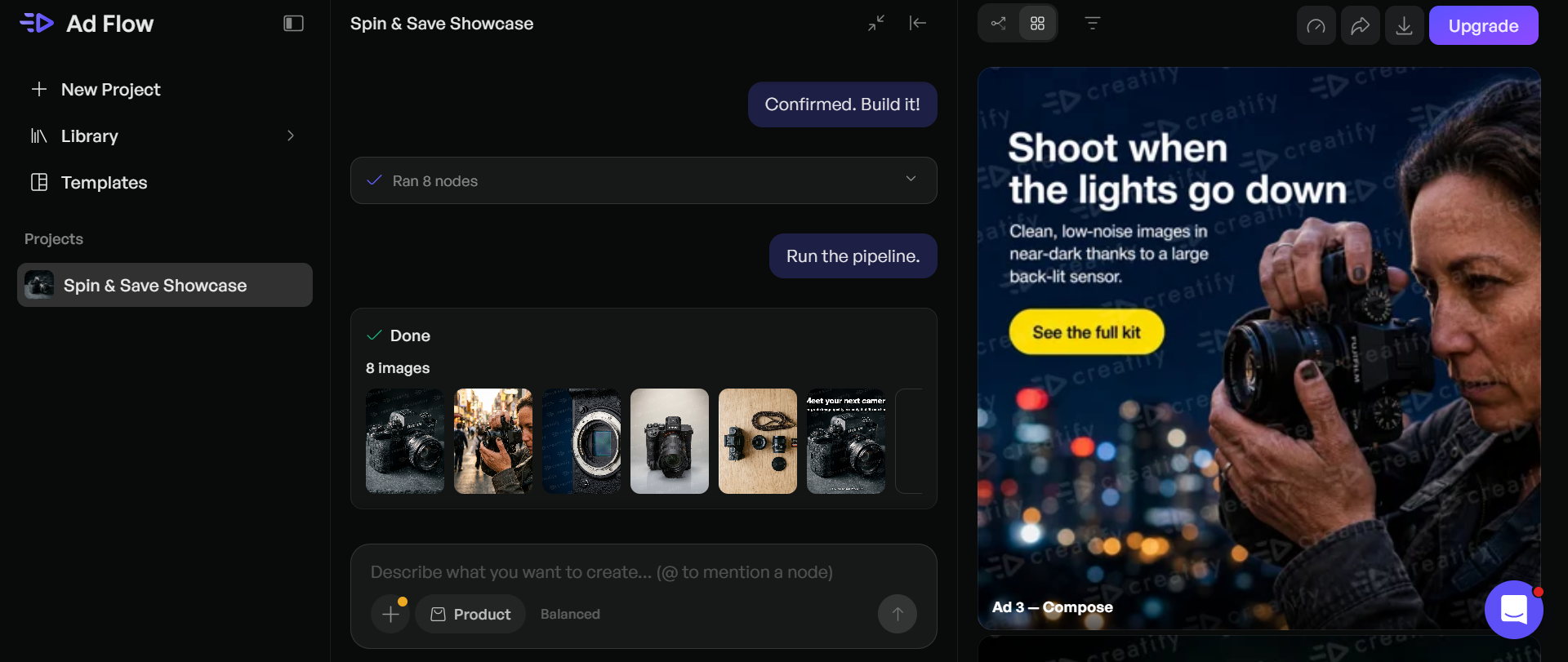 Creatify AI video generator