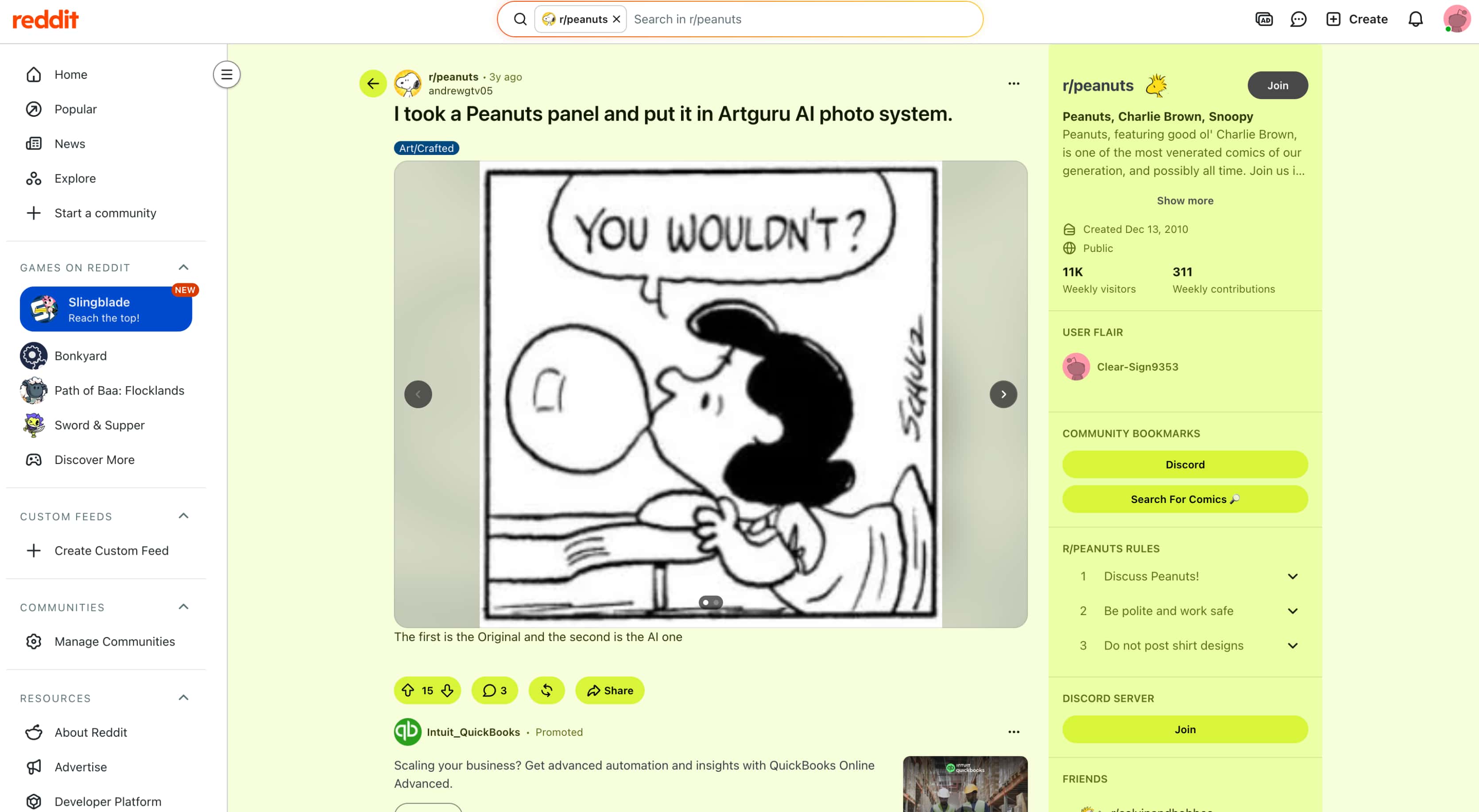 text On Reddit
