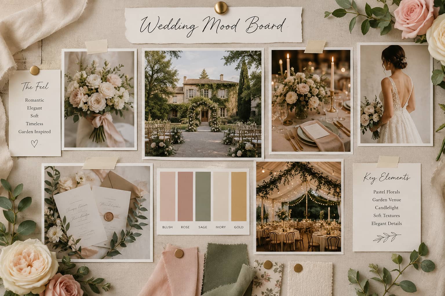 wedding mood board