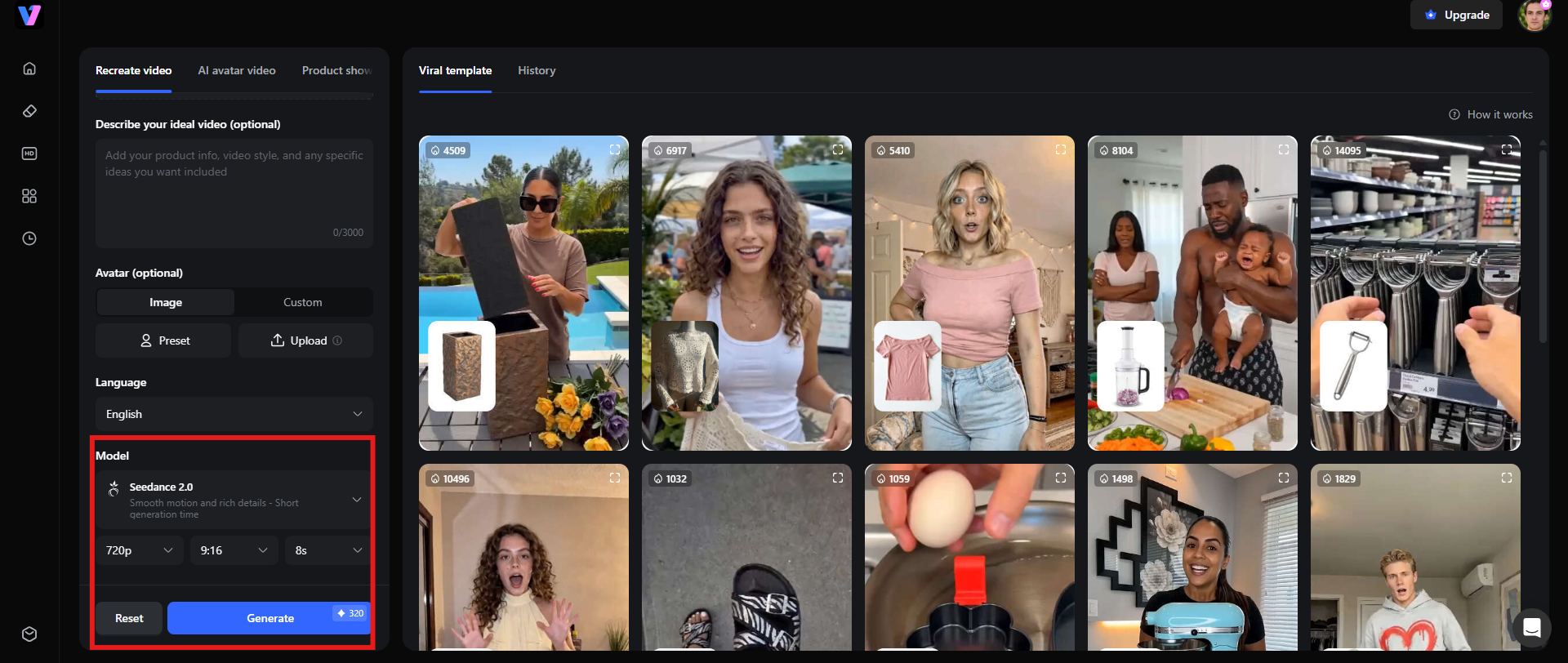 generate a video