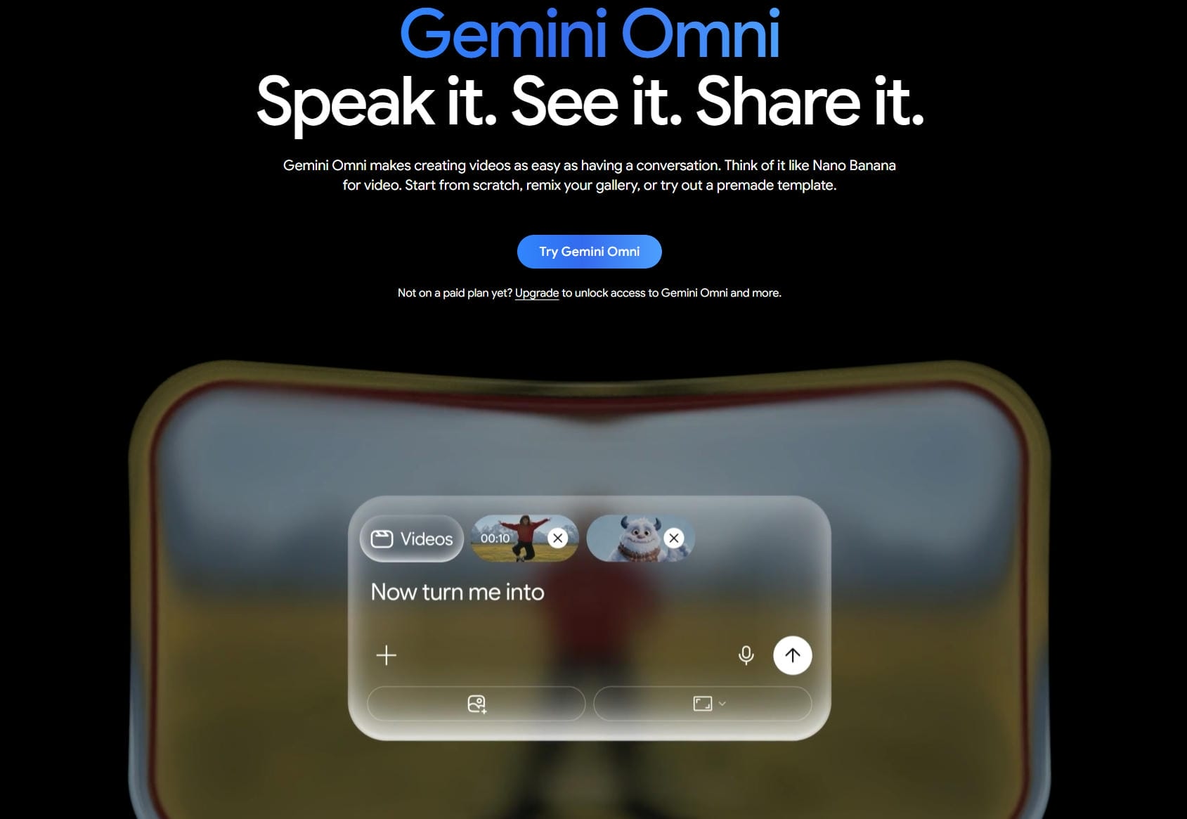 Google Gemini AI video generator