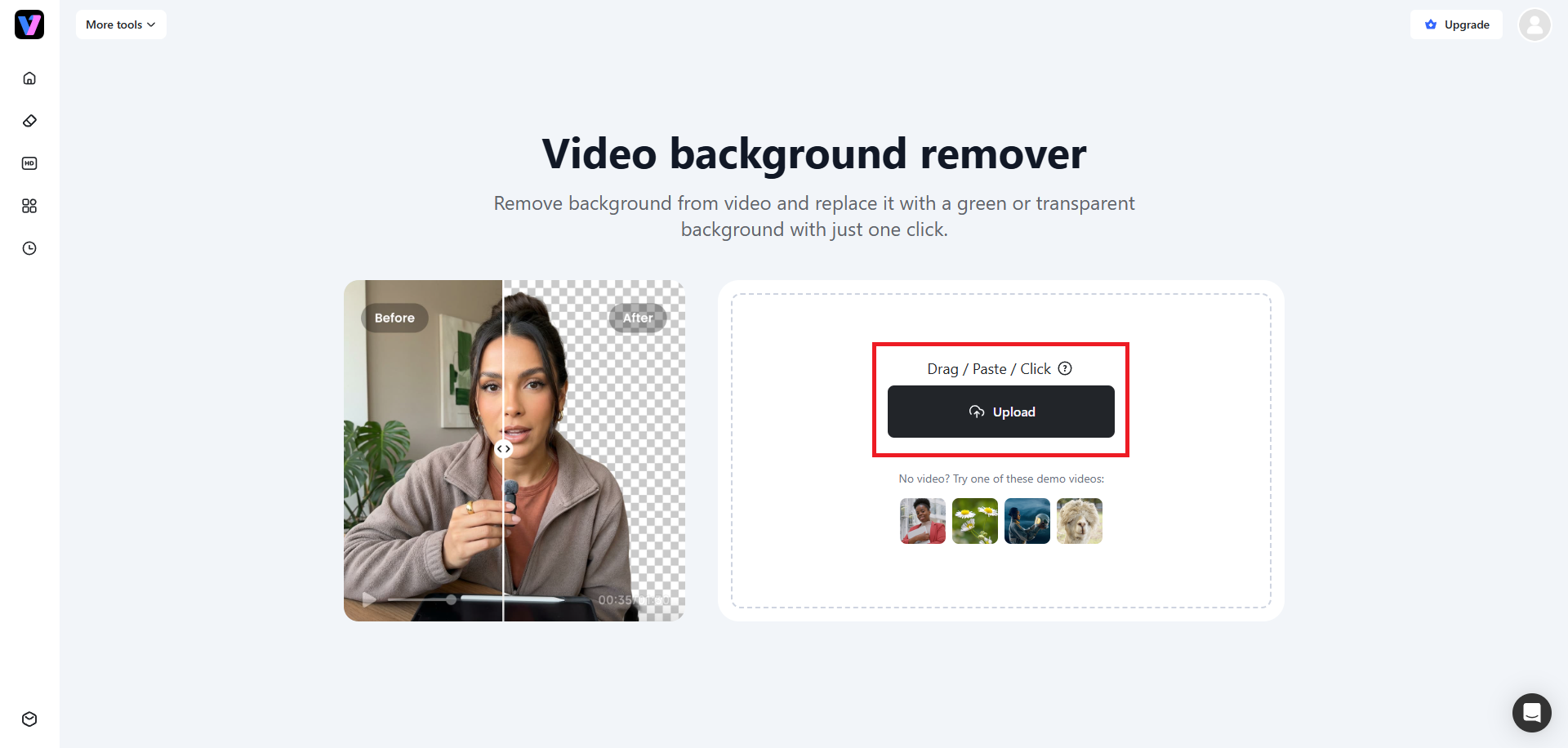 Upload your video