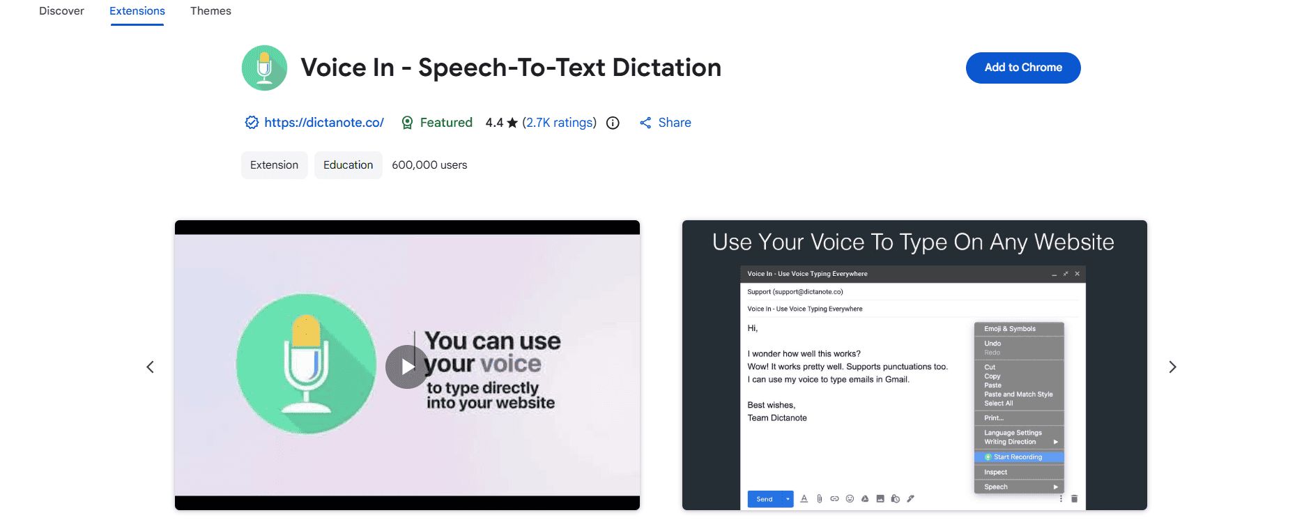 Voice In Speech-to-Text