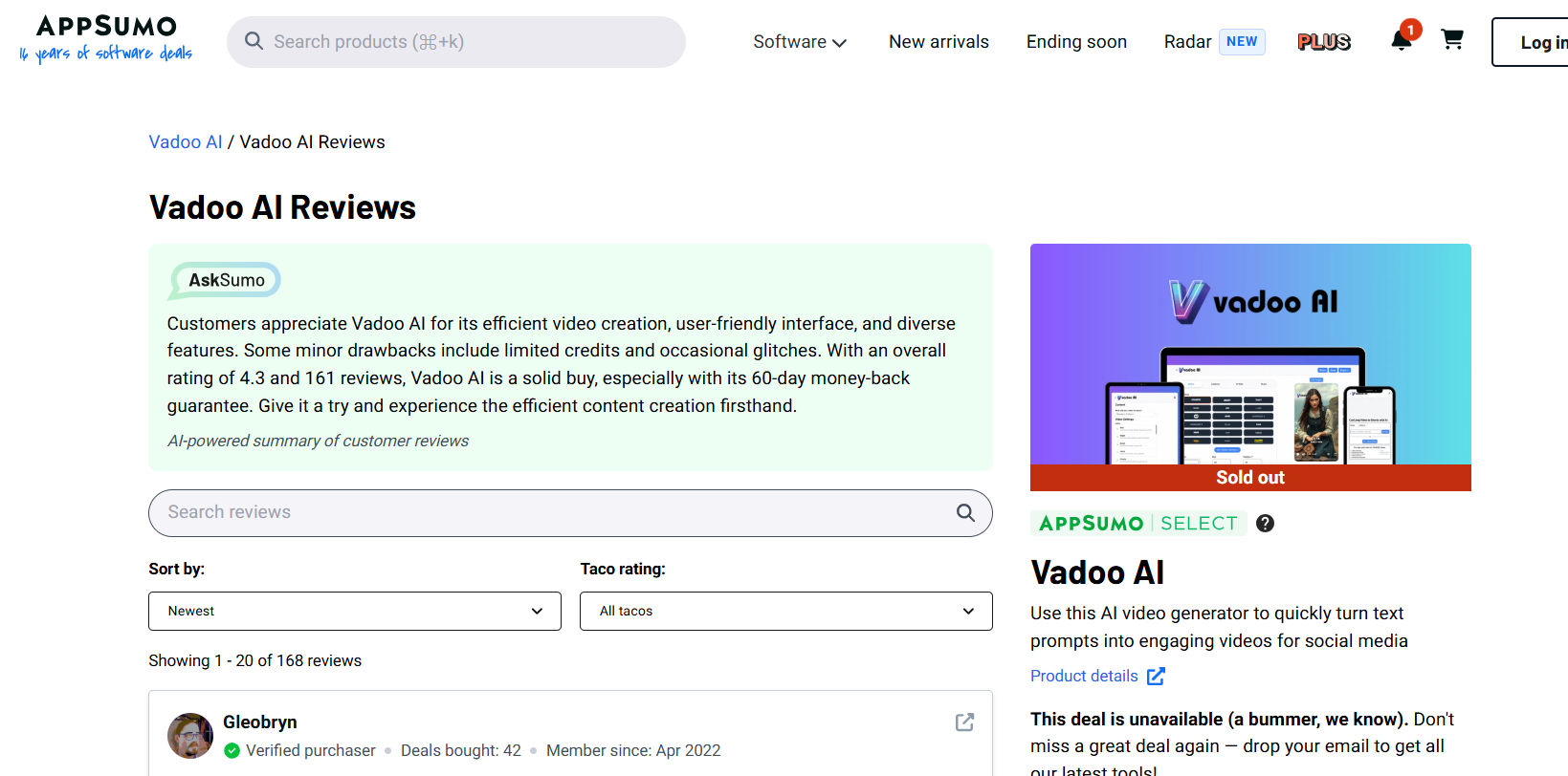 text AppSumo