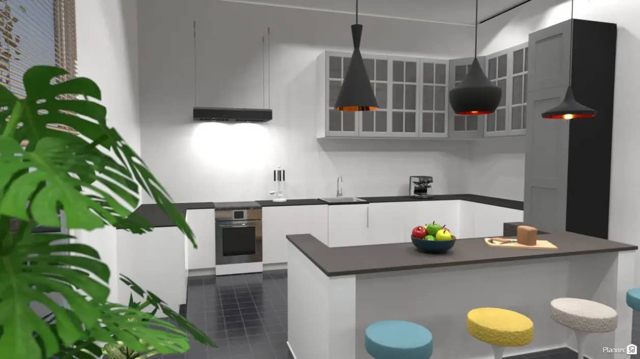 Planner 5D ai kitchen design