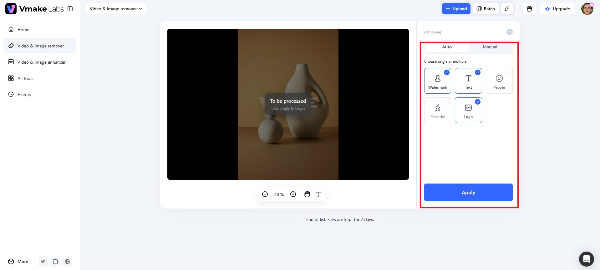 text Select mode and mark