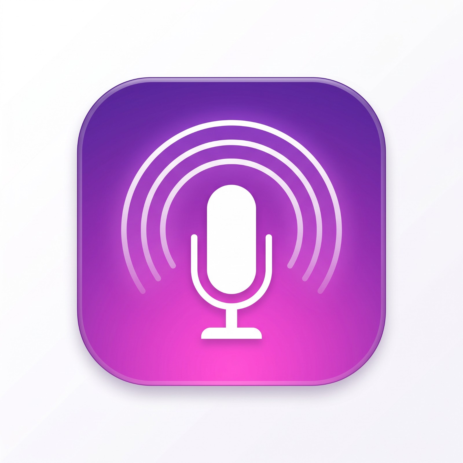 text Apple Podcasts logo