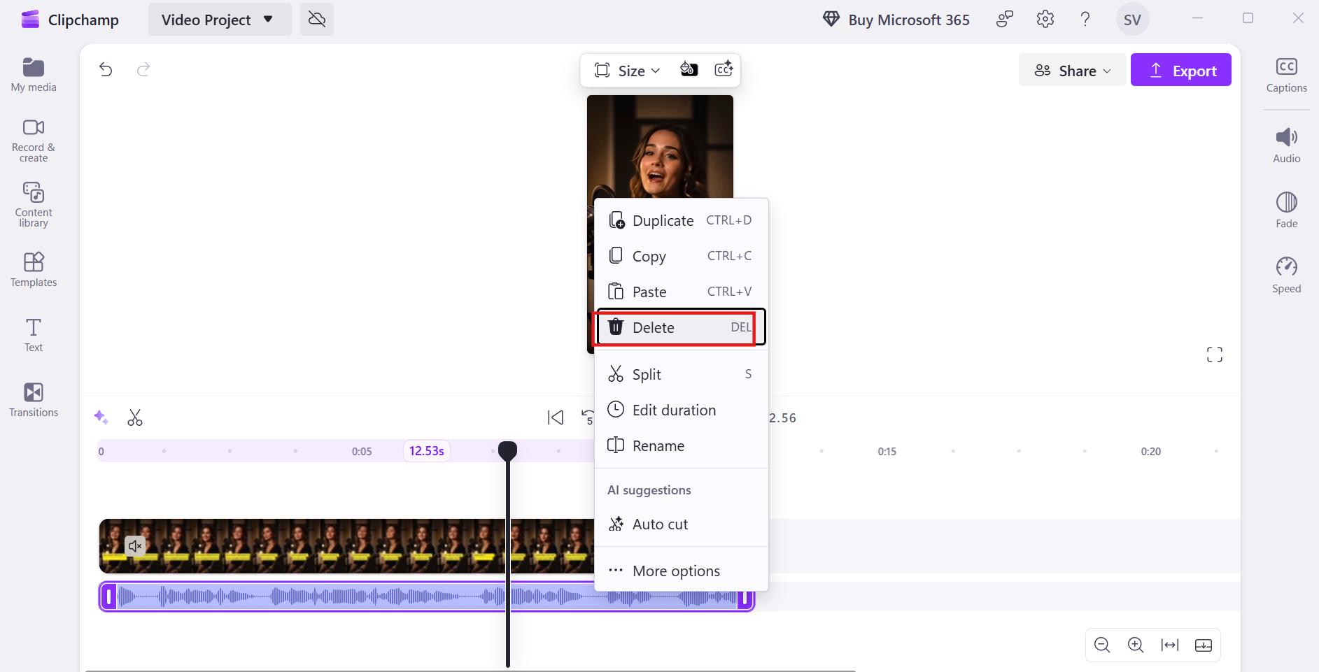 text Delete and download