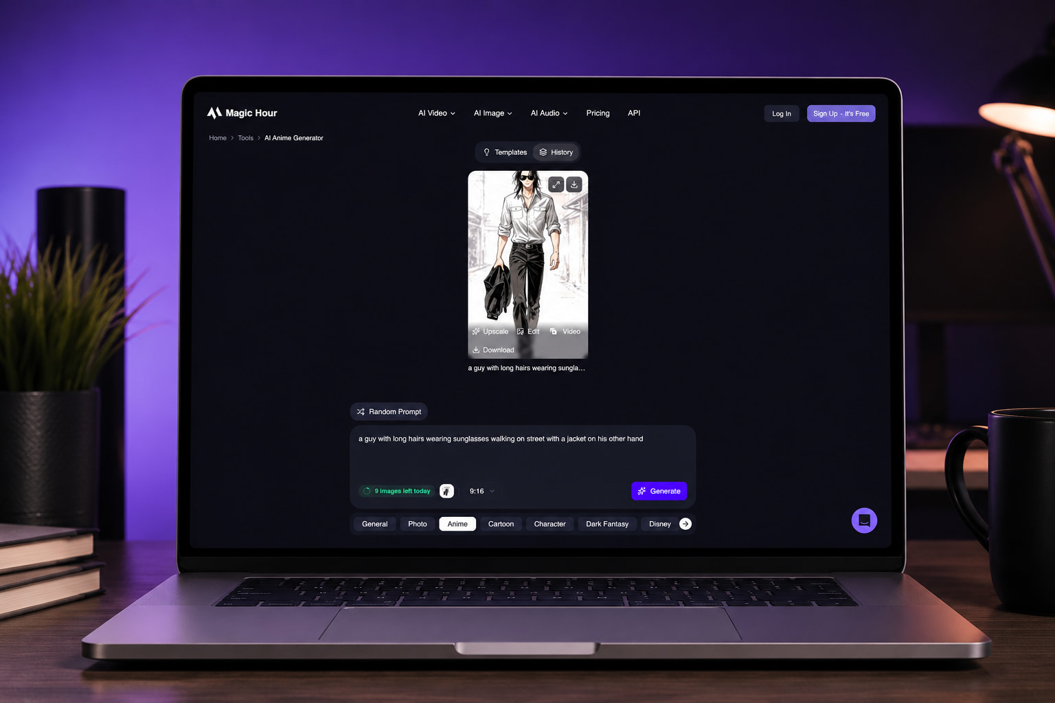 text Magic Hour AI Image Generator review