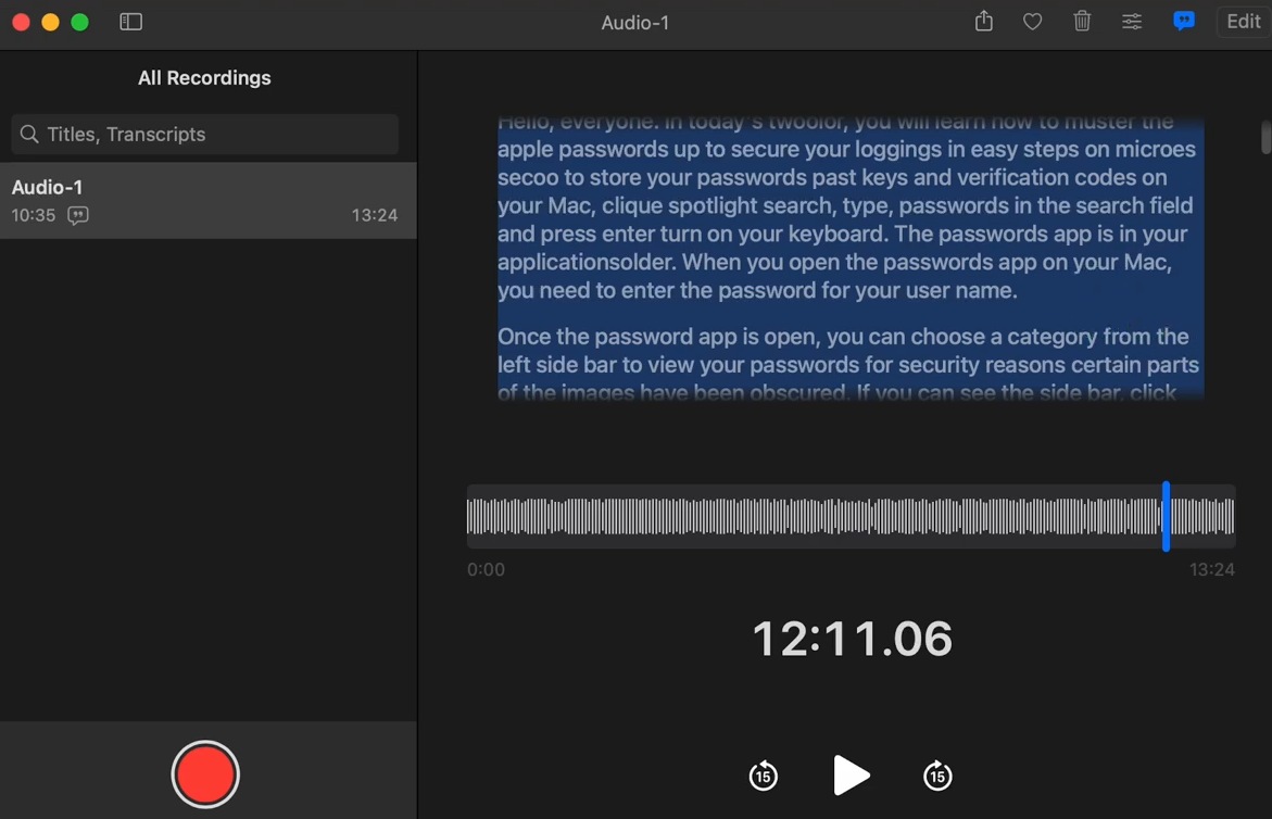 text Refine and export