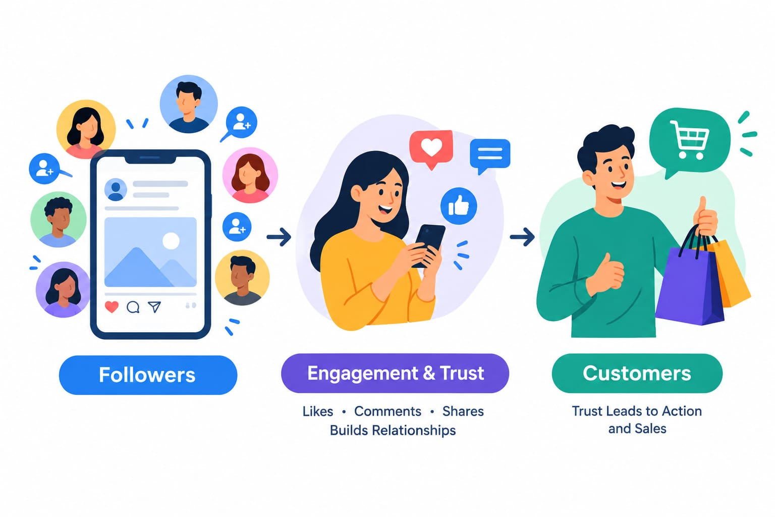 how followers become customers