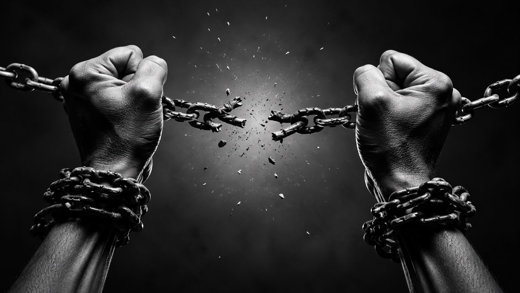text 22. Stark high-contrast human rights campaigns