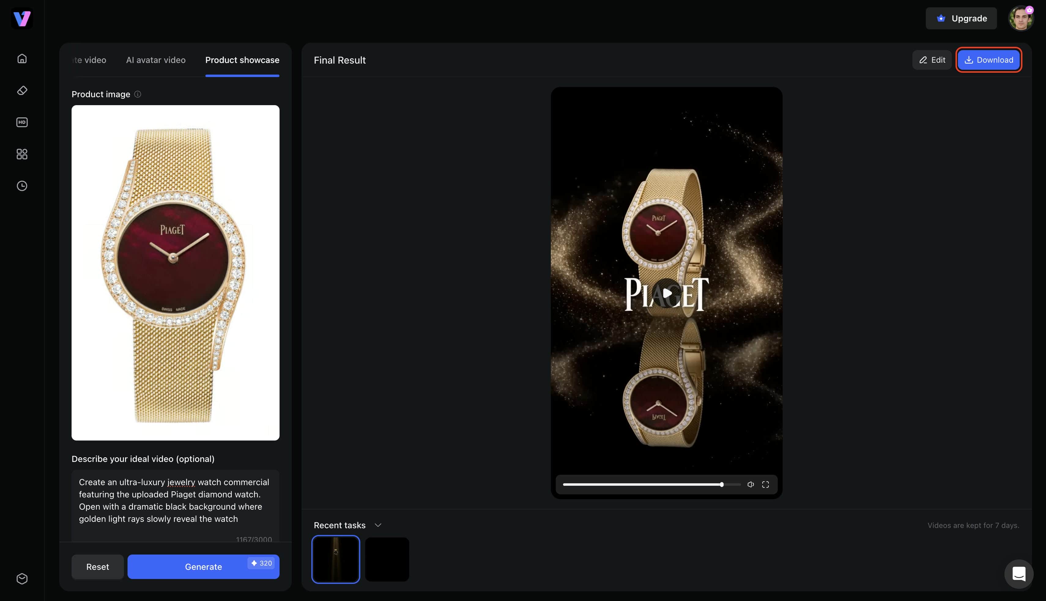 Download the final output