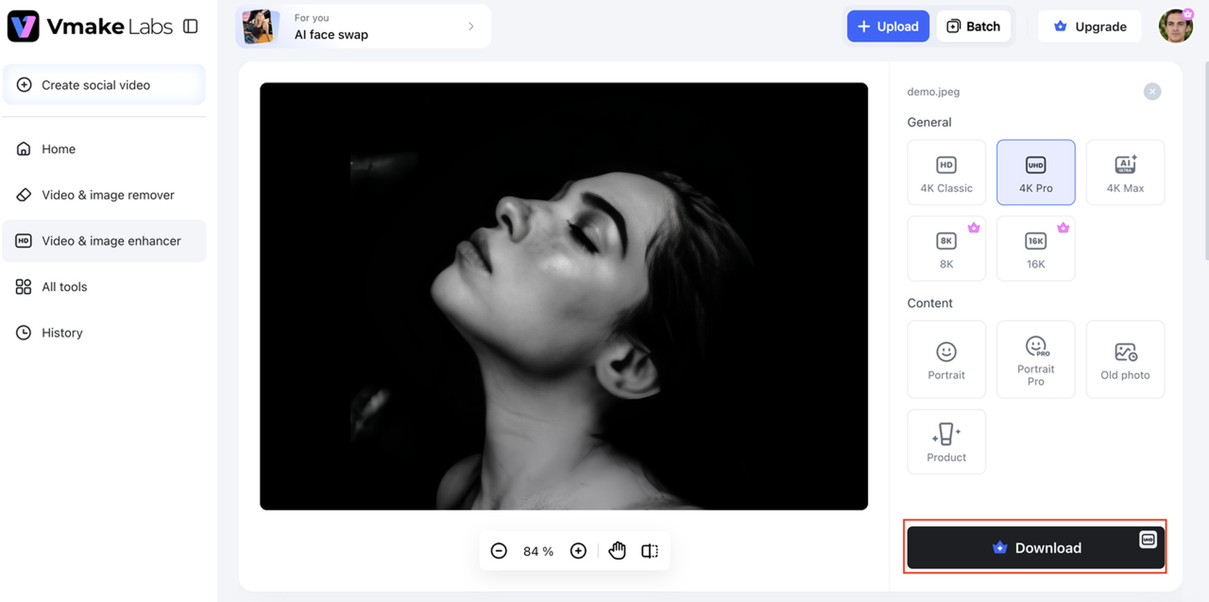 text Preview and download your image