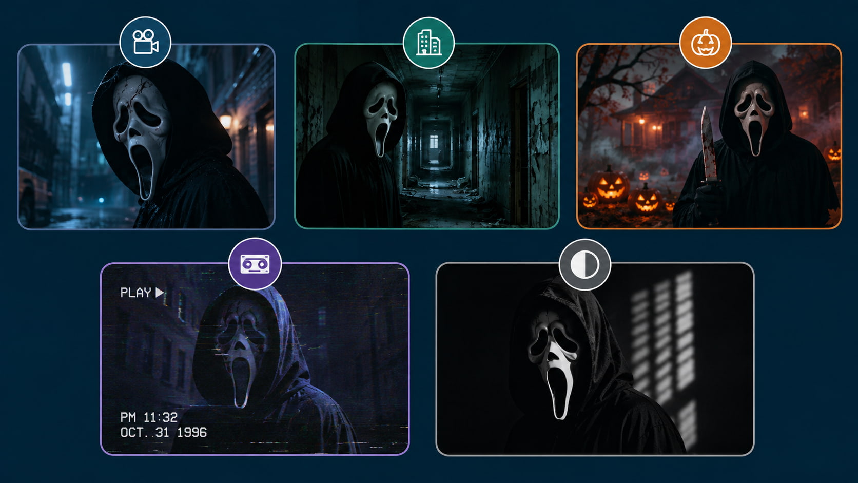 ai generated ghost face images