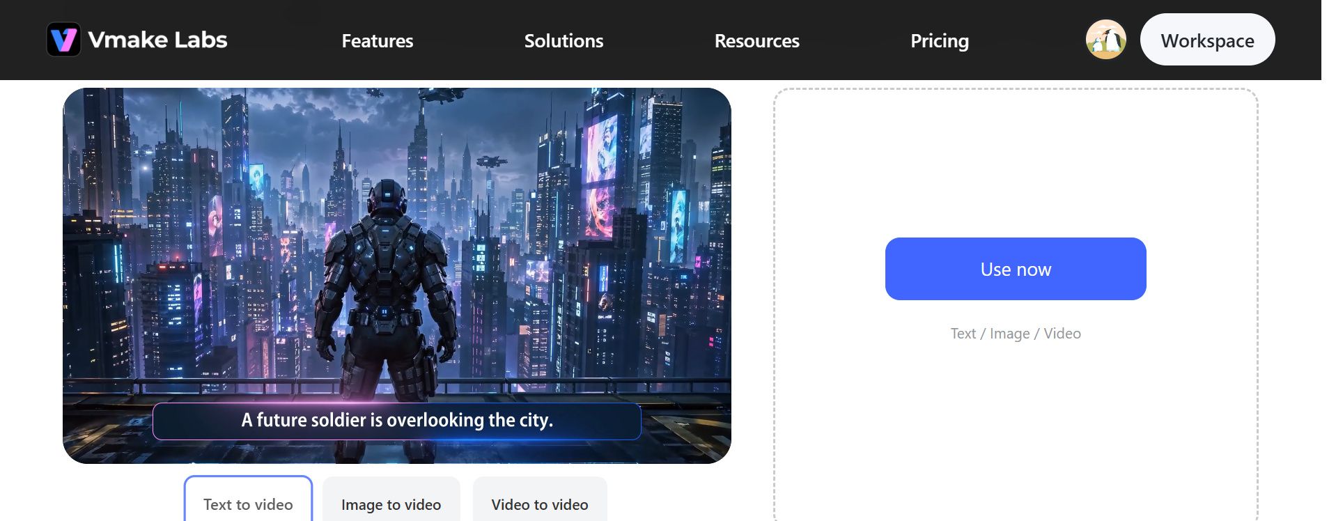 Vmake AI video generator