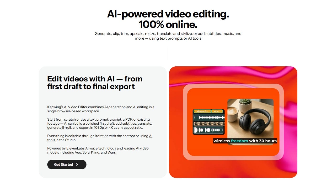 AI-powered editing and automation
