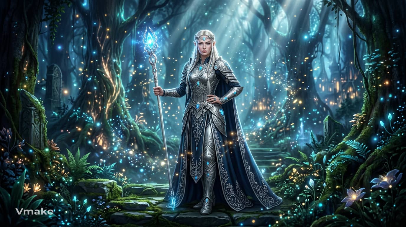 Fantasy elven queen
