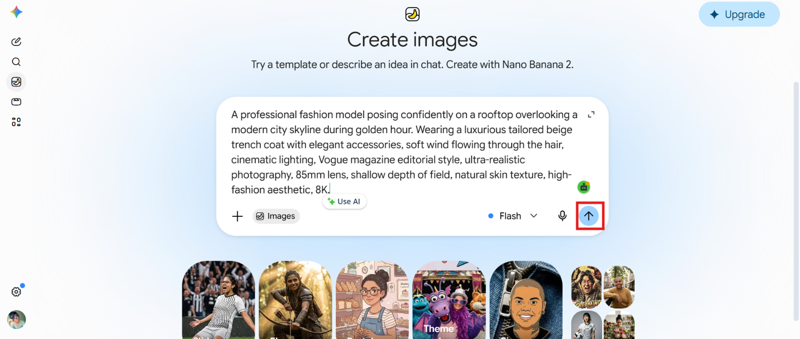 text generate the image