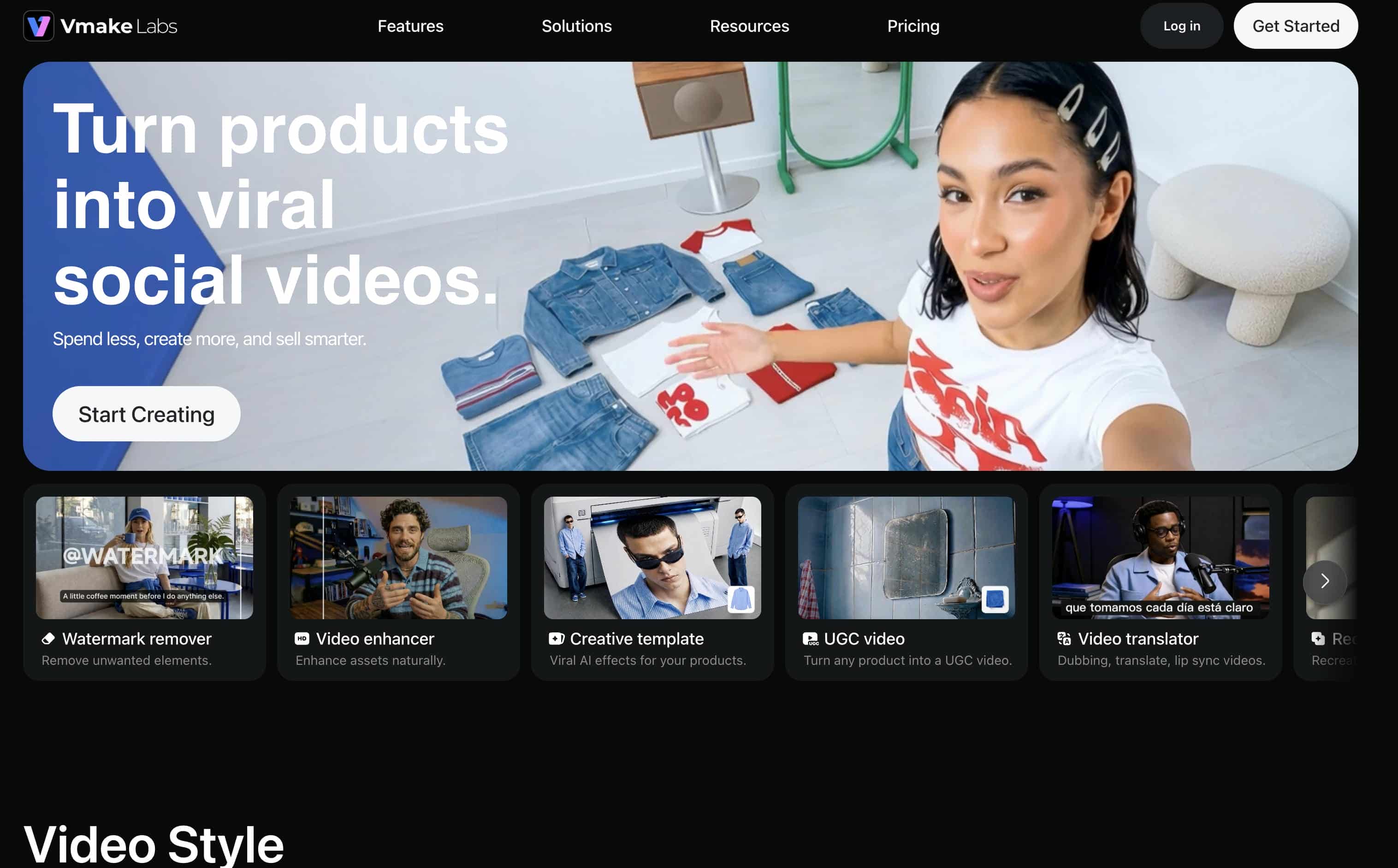 text Vmake Labs