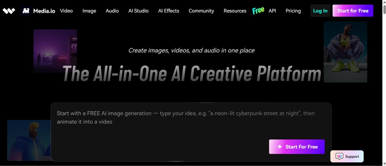 text Media.io