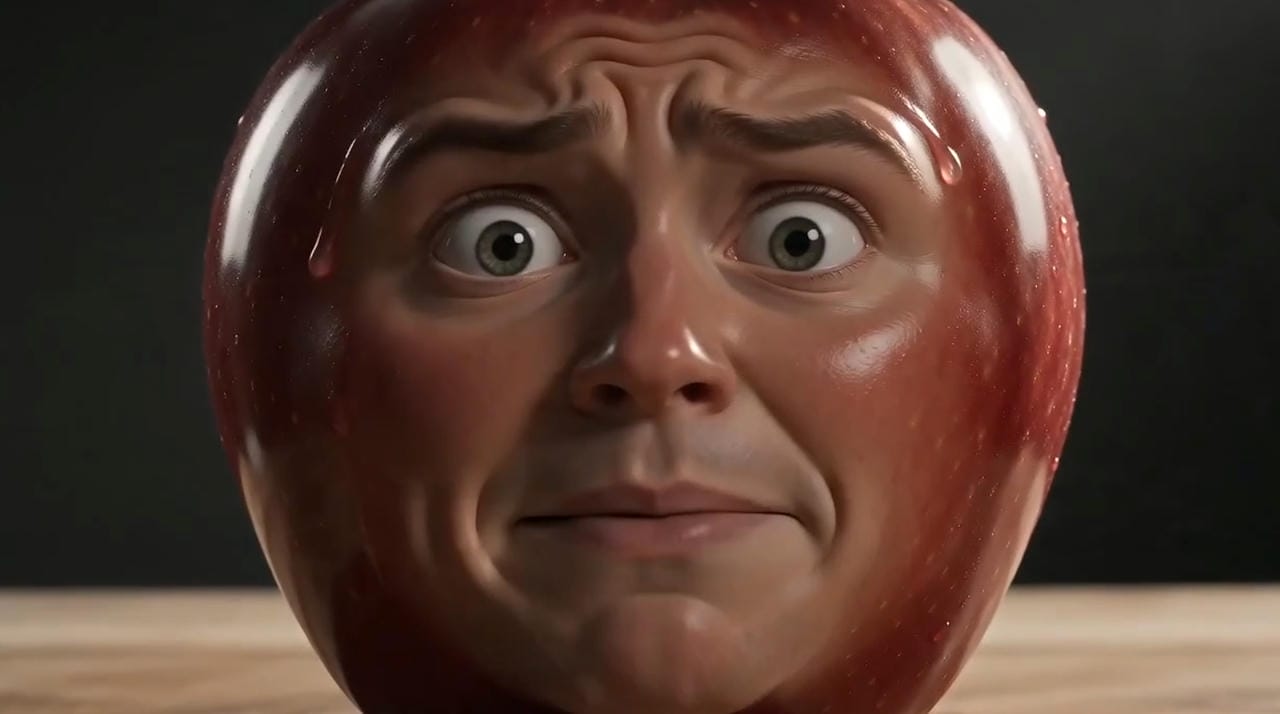 AI fruit meme trend