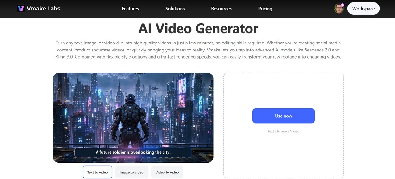 AI video generator