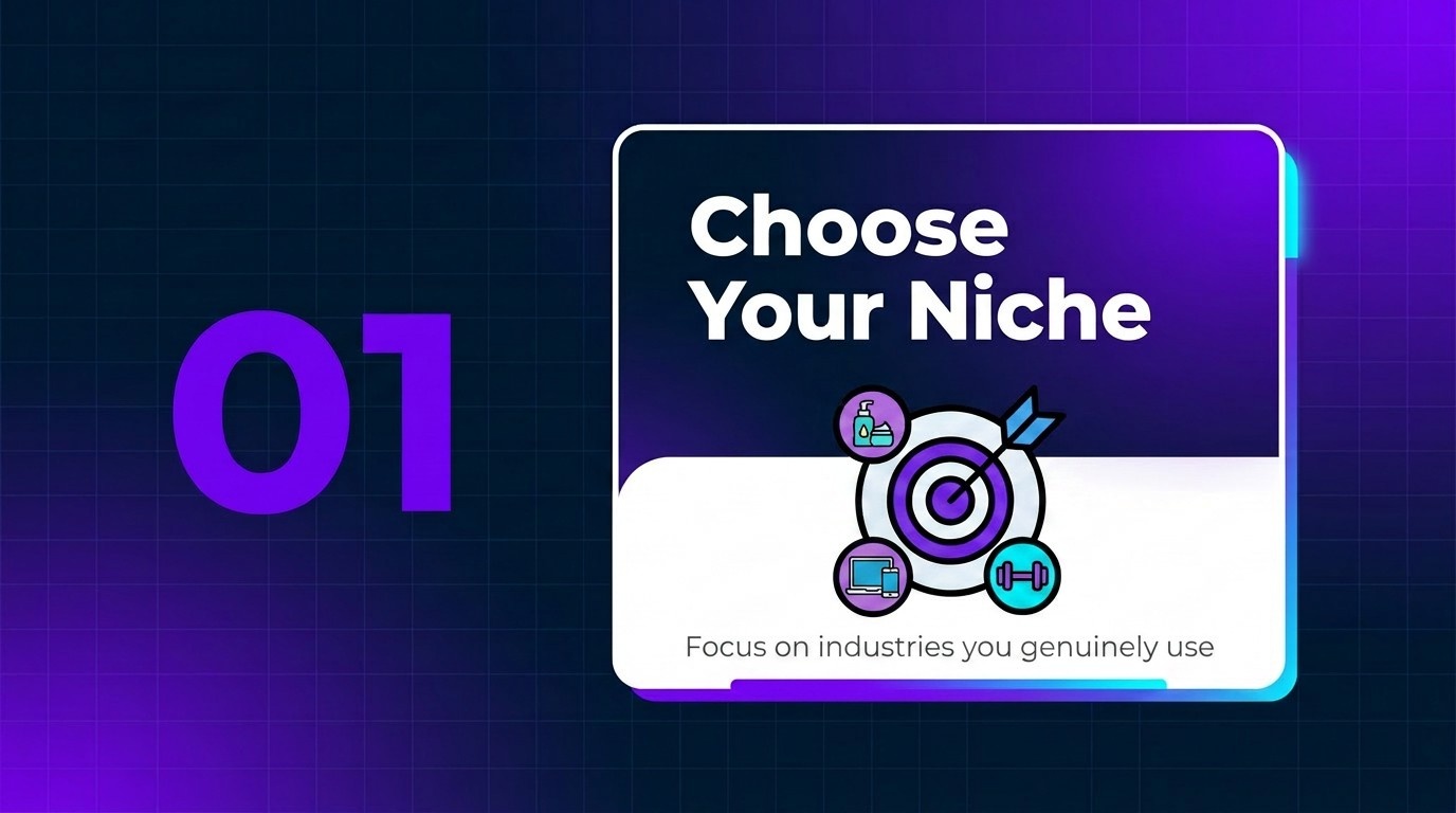 Choose your niche and target industry
