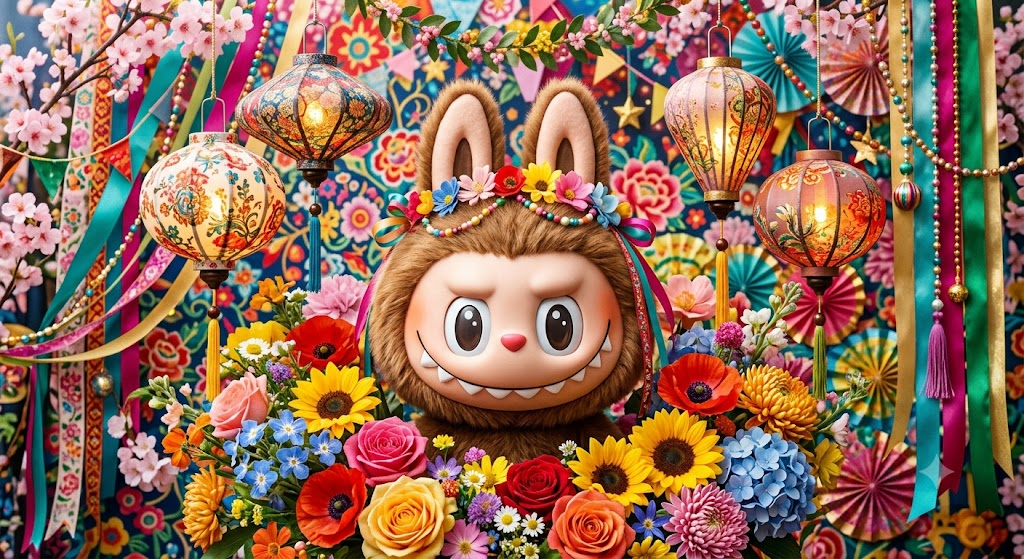 Spring festival Labubu