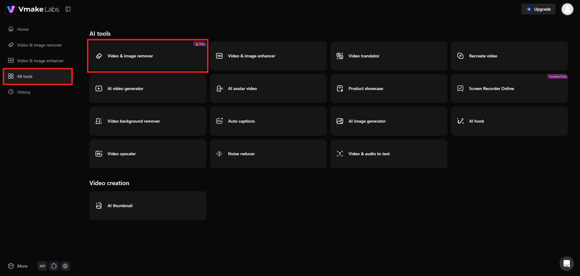 Access the video/image watermark remover