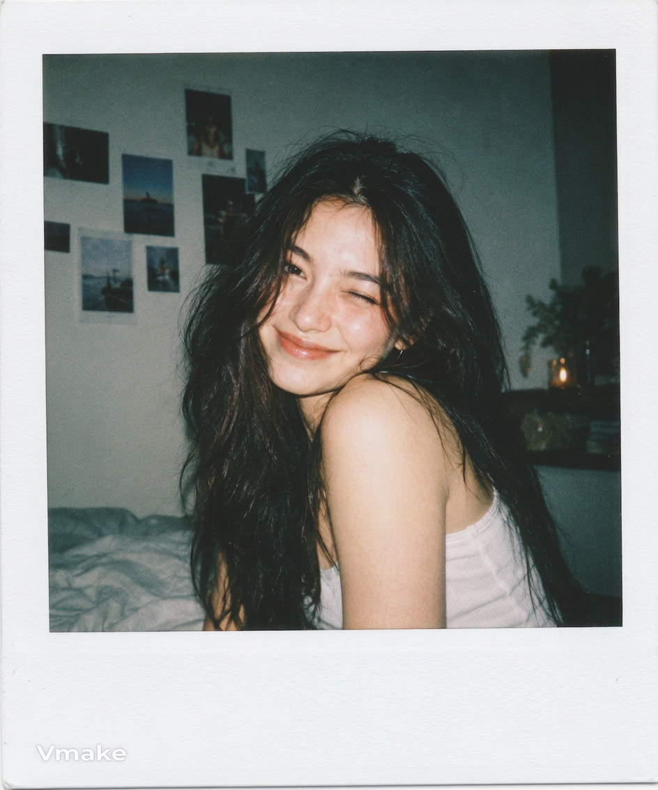 Classic Polaroid portrait